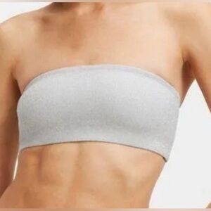 Good American Sparkle Better Band Bikini Top - NWT - Size 0 (XS)